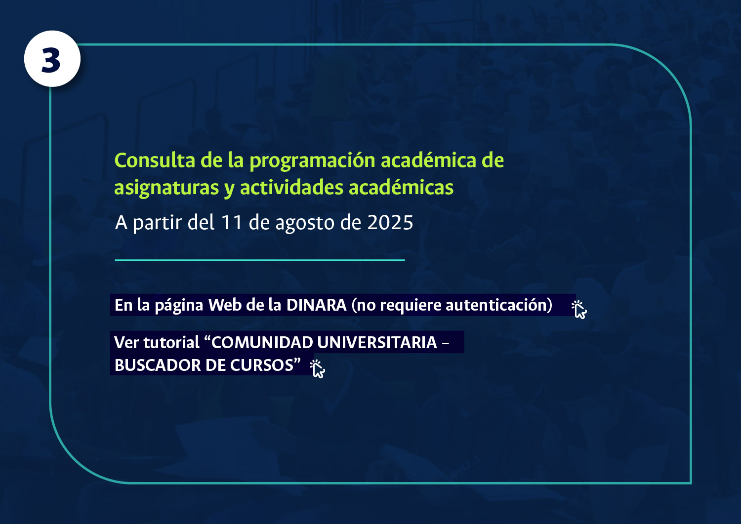 Consulta de la historia académica: detalles y enlaces